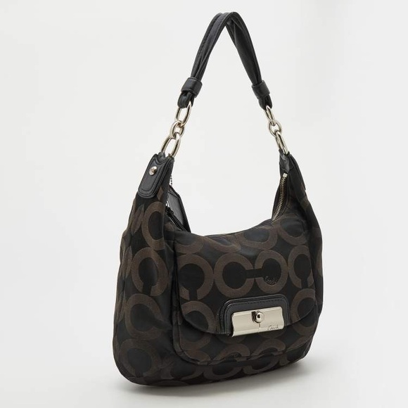 Coach Dark Brown and Black Hobo Bag - Picture 4 of 7